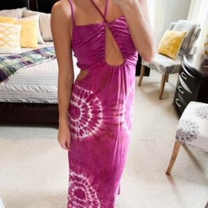 YFB maxi dress- cut out sides